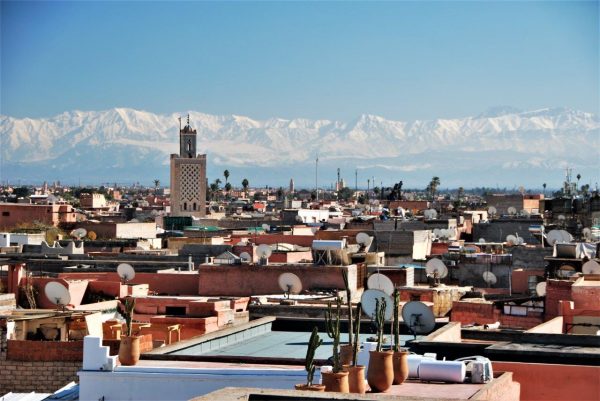 über den Dächern Marrakeschs
